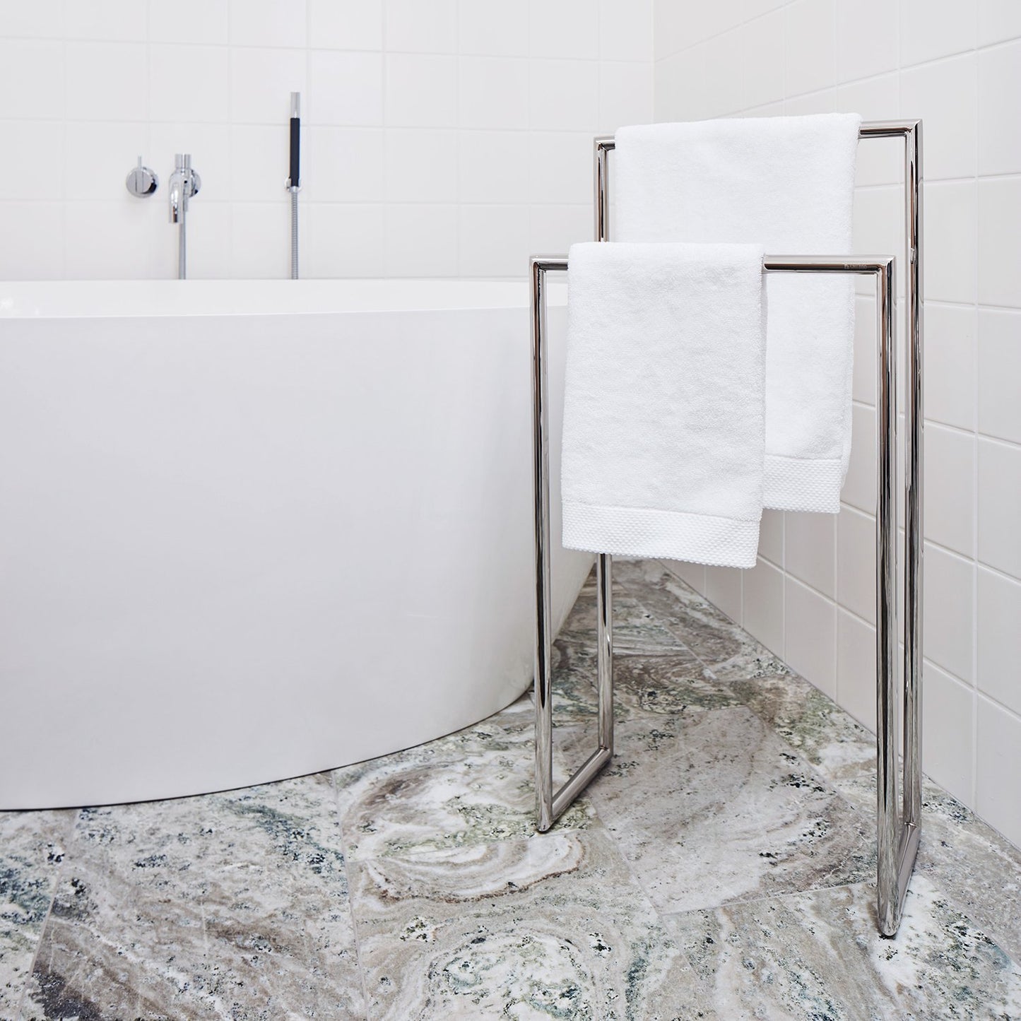 Towel Rail Double, Free-Standing
