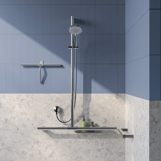 Douche stang, T-vorm