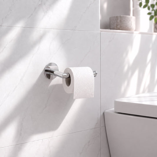 Selvklæbende toiletpapirholder