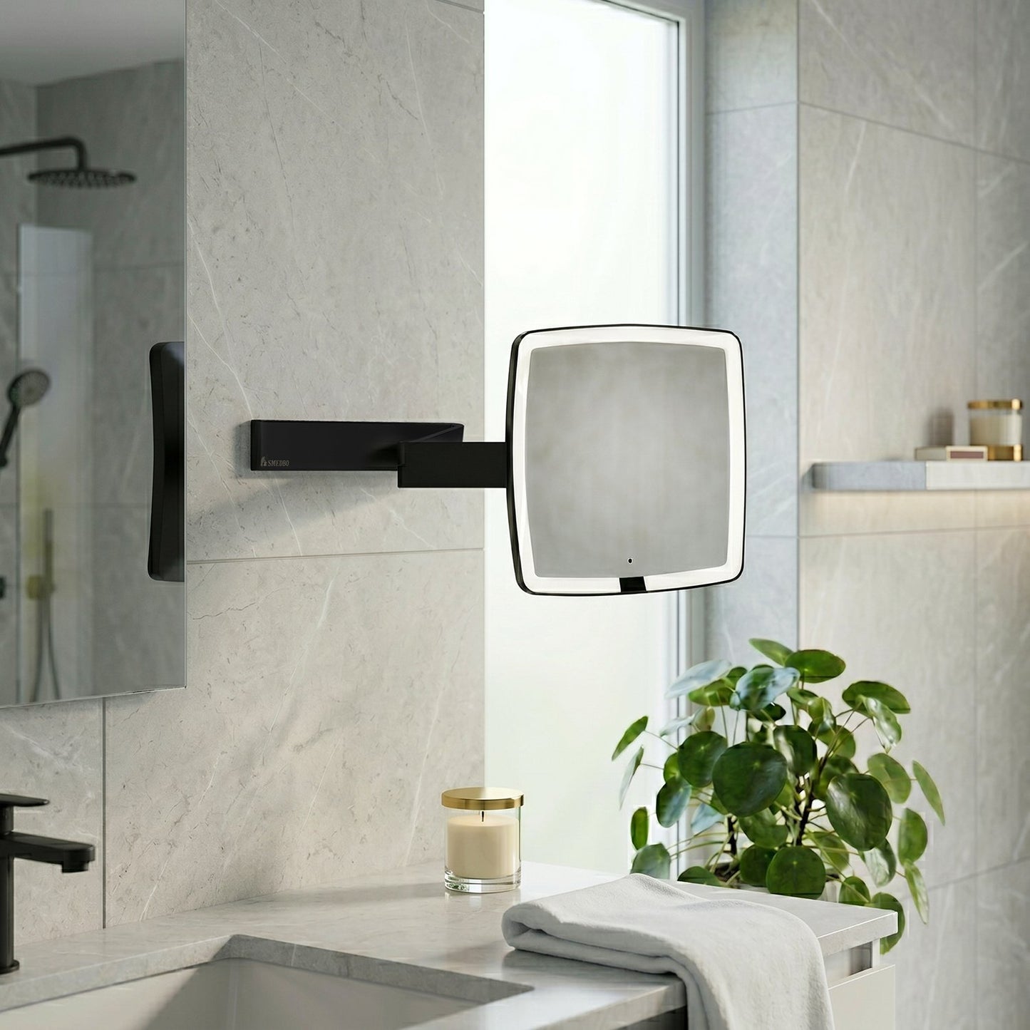 Kosmetikspiegel mit LED-Beleuchtung