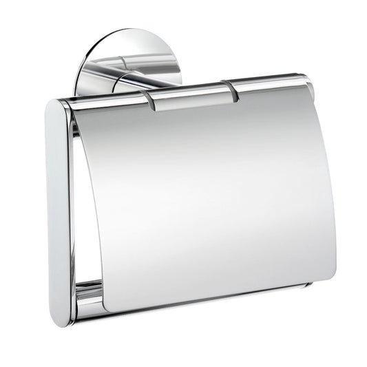 Toilet Roll Holder with Lid, Self-adhesive