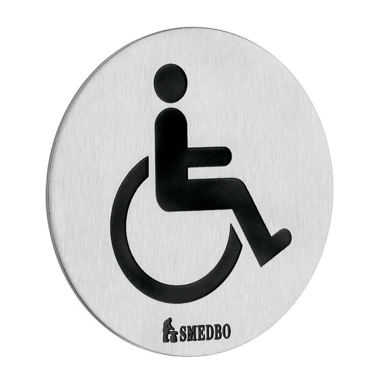 Selvklebende WC skilt