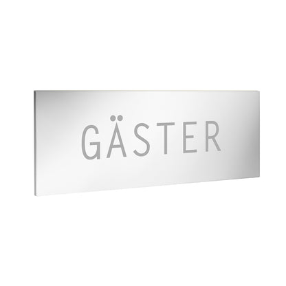 Self-adhesive sign, GÄSTER