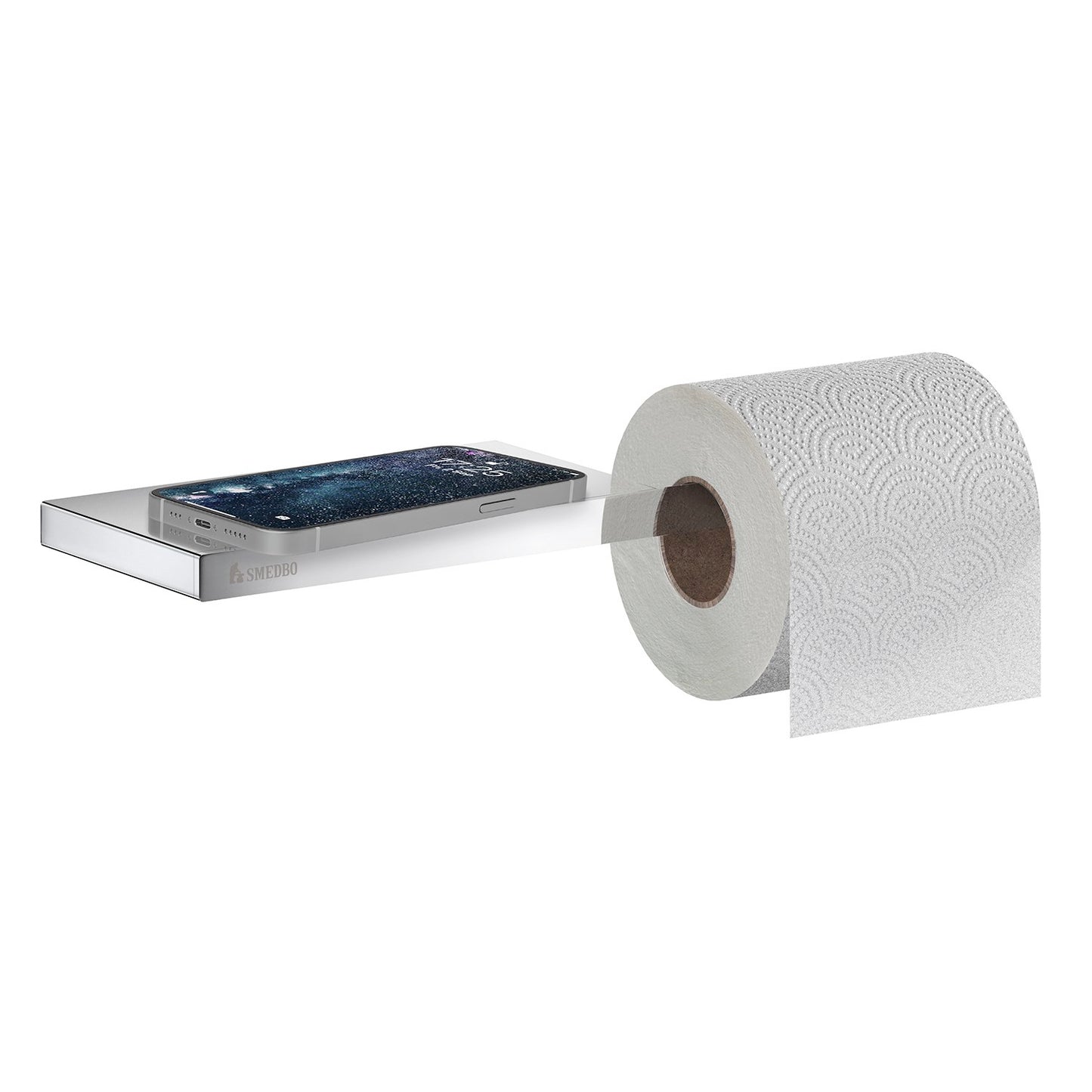 Toilettenpapierhalter mit Ablage