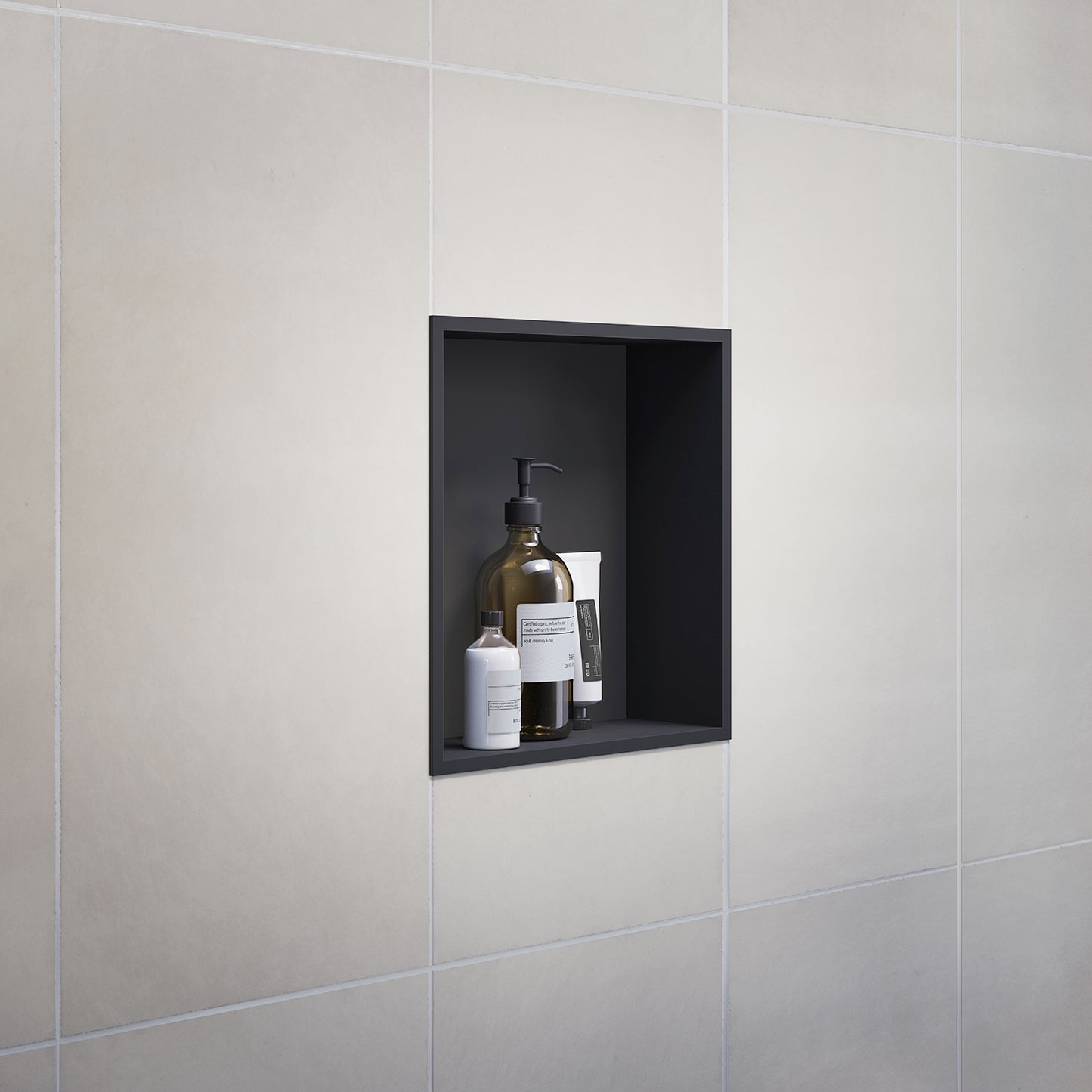 Shower and bathroom wall niche