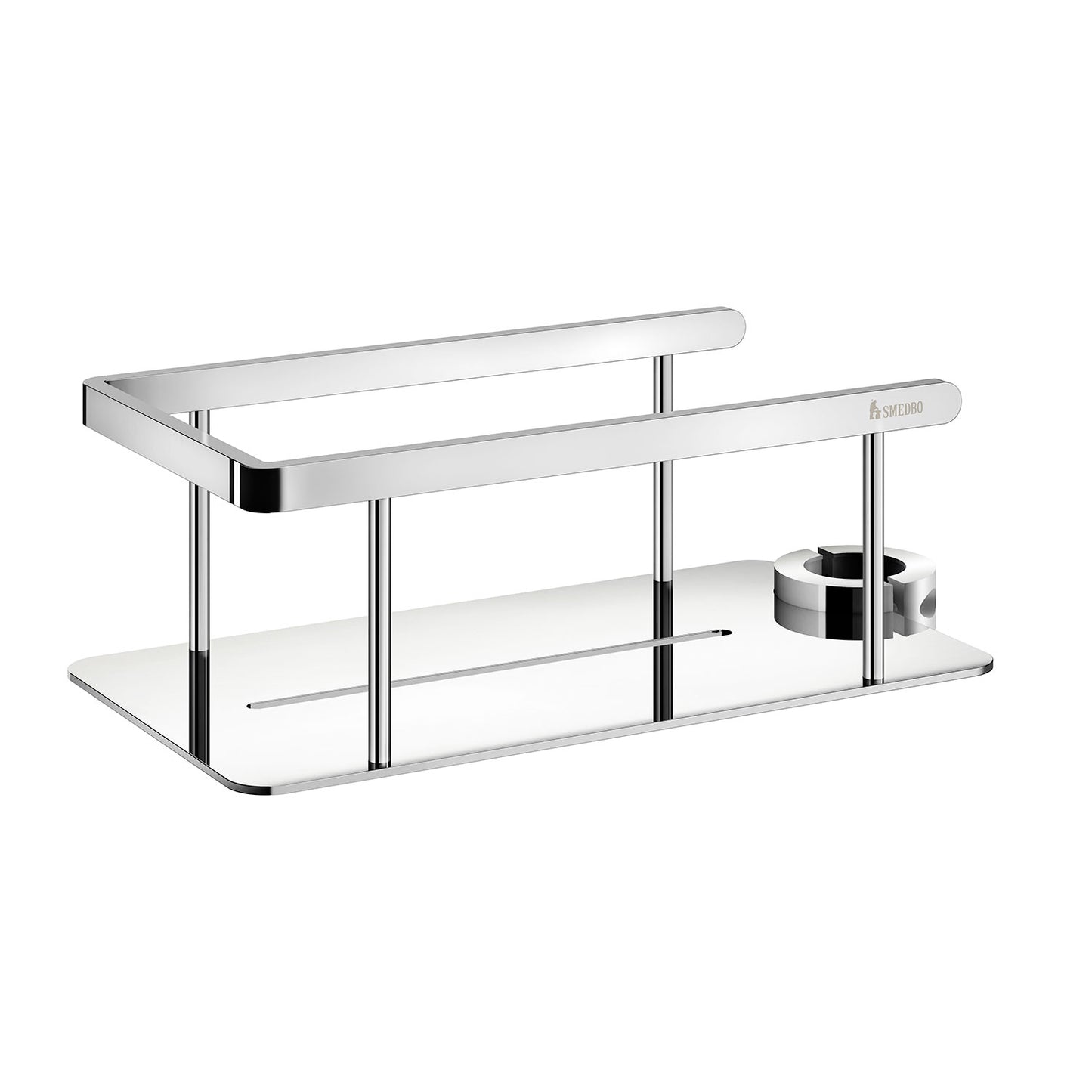 Basket for shower riser rail