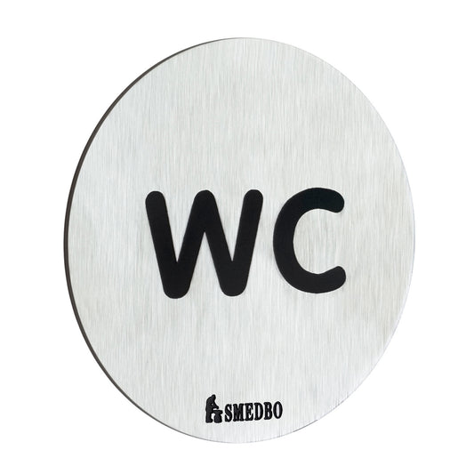 Selvklebende WC skilt