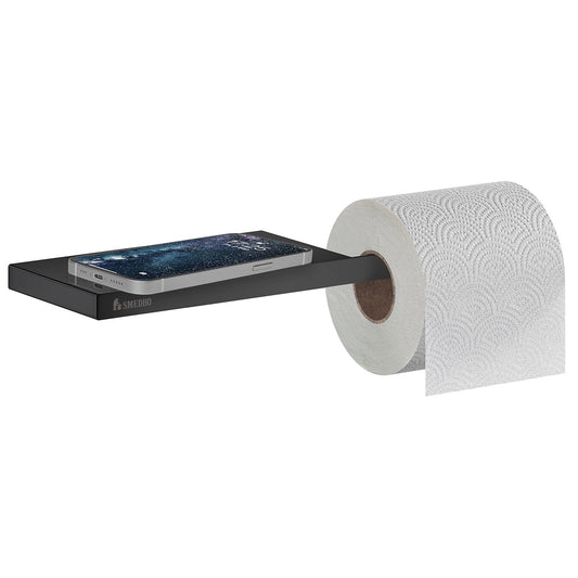 Toilet roll holder with Shelf