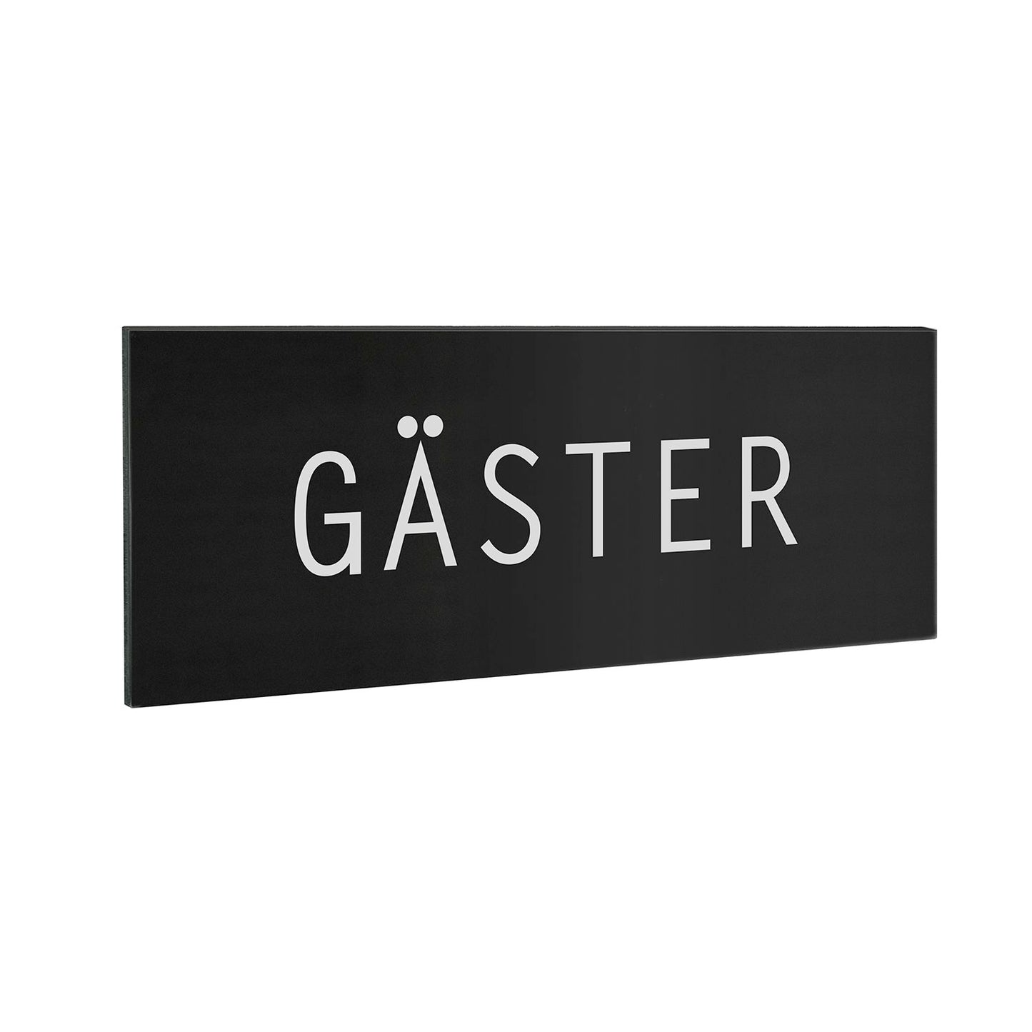 Self-adhesive sign, GÄSTER