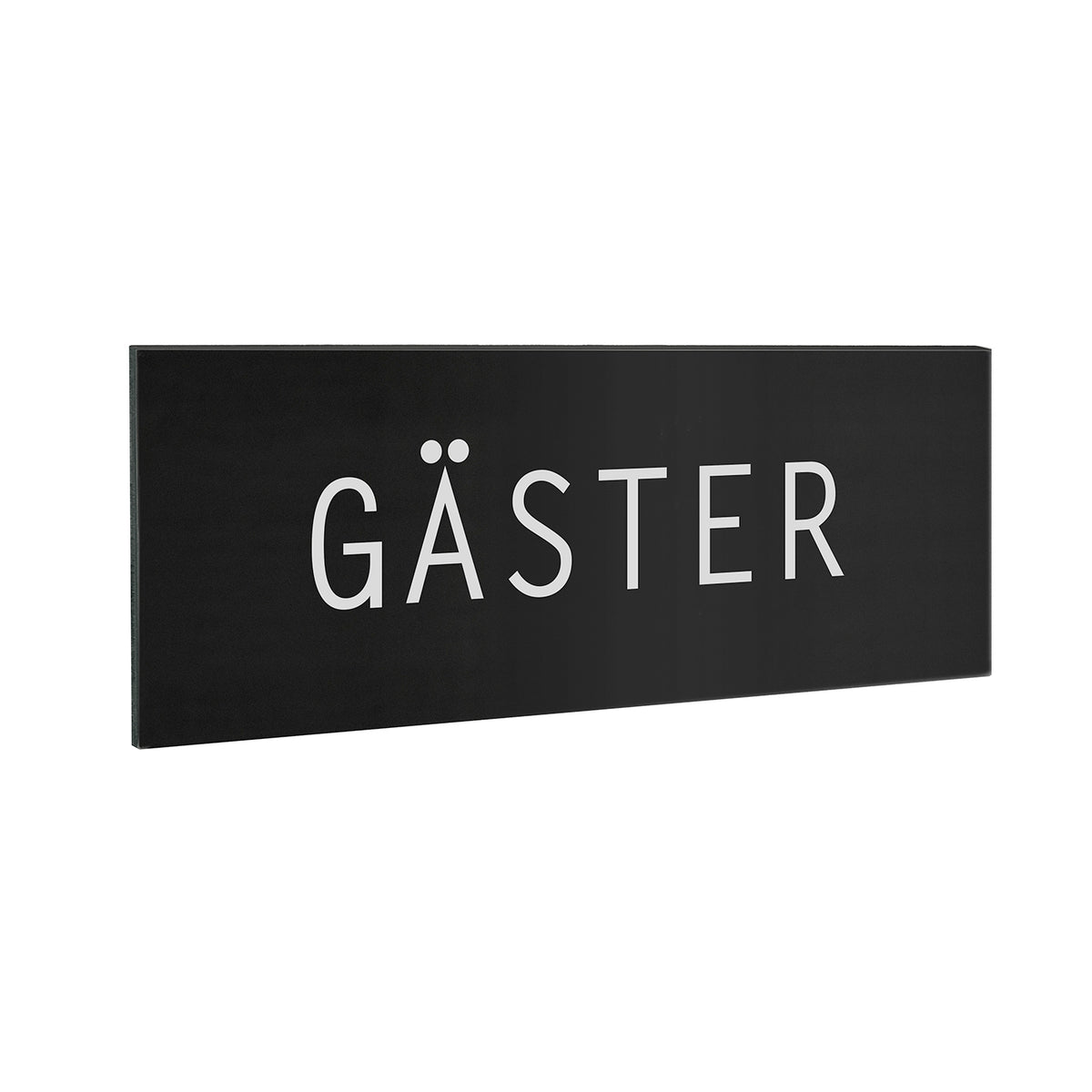 Self-adhesive sign, GÄSTER