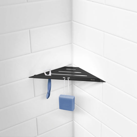 Grout Line Corner Shelf