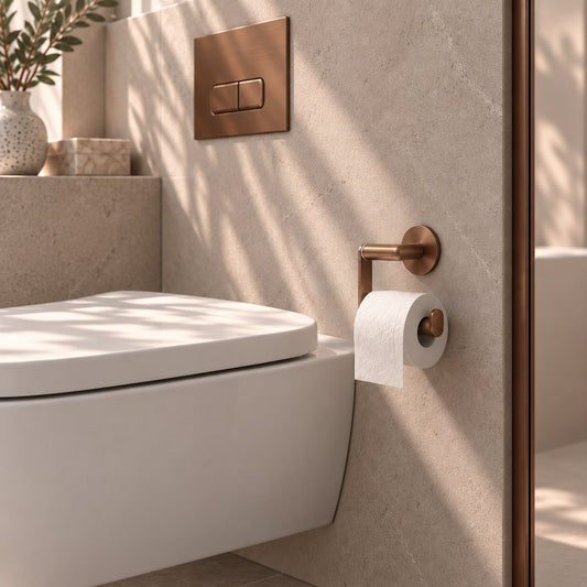 Toiletpapirholder, selvklæbende