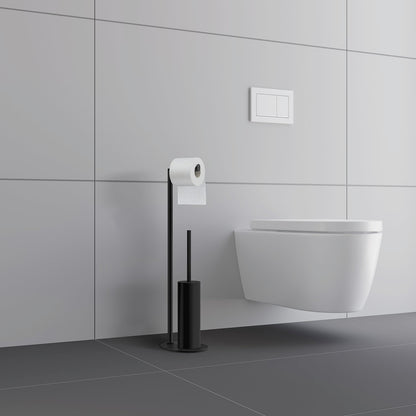 Toiletpapirholder/WC-børste, fritstående