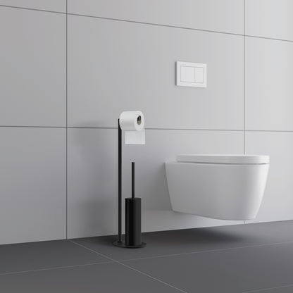 Toiletpapirholder/WC-børste, fritstående
