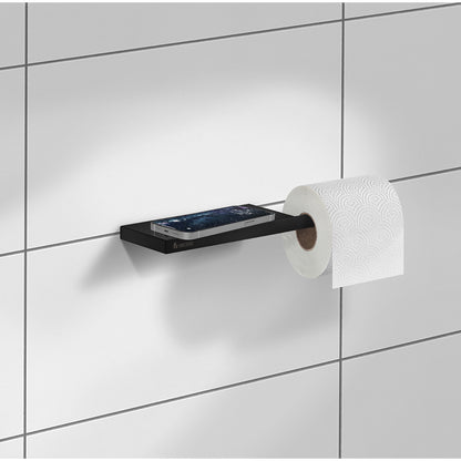 Toilet roll holder with Shelf