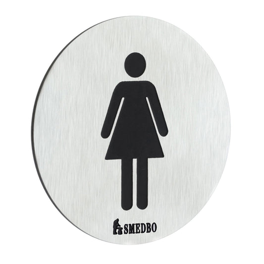 Selvklebende WC skilt