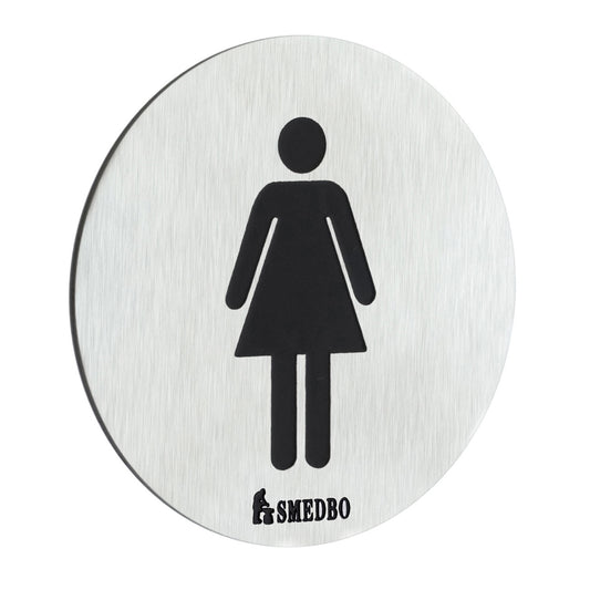 Selvklebende WC skilt