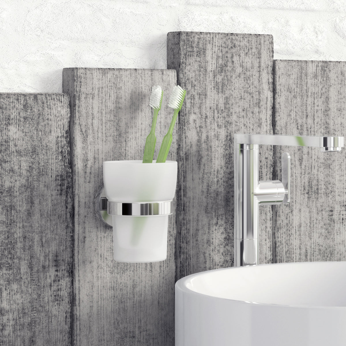 Spare Frosted Glass Tumbler