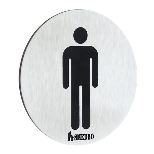 Selvklebende WC skilt