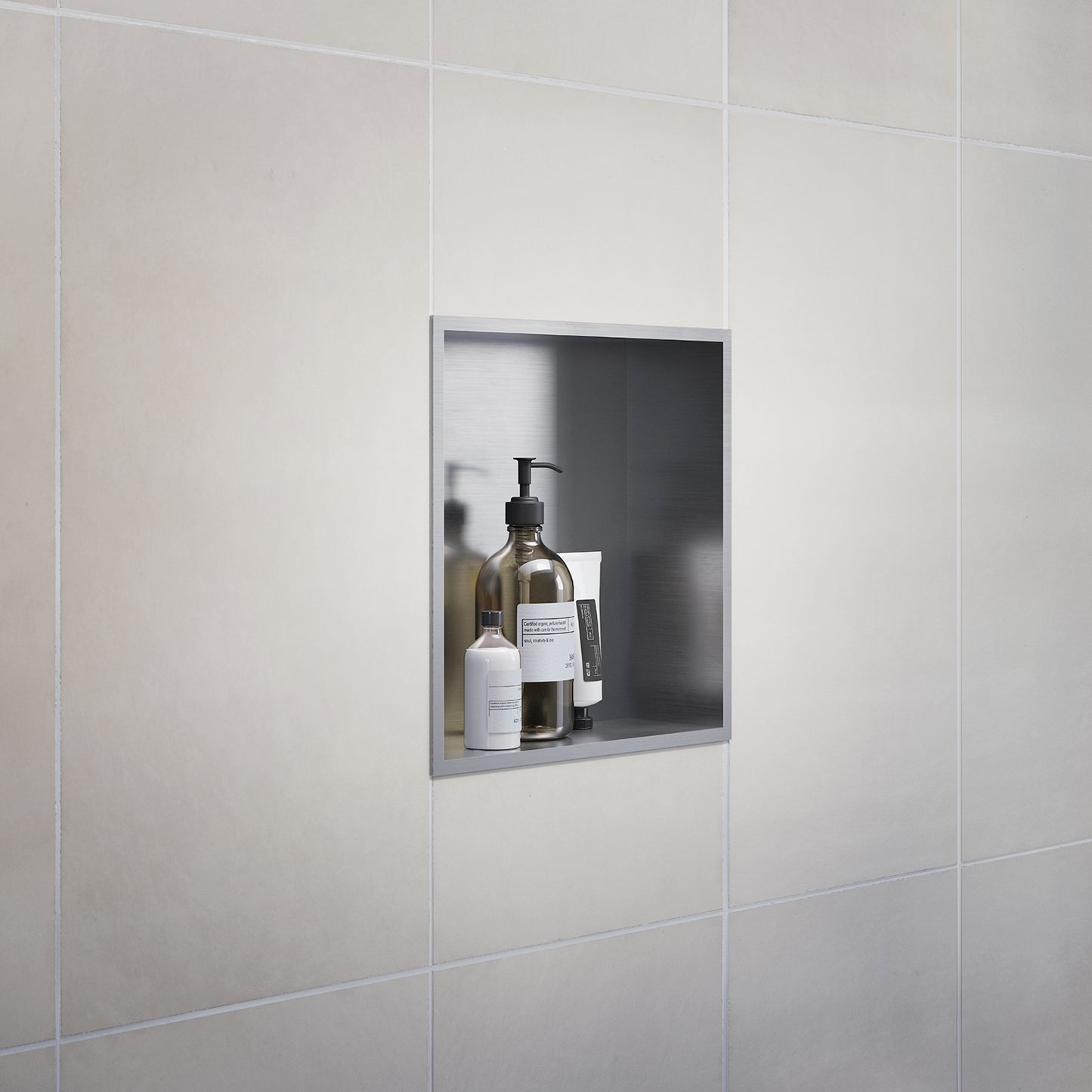 Shower and bathroom wall niche