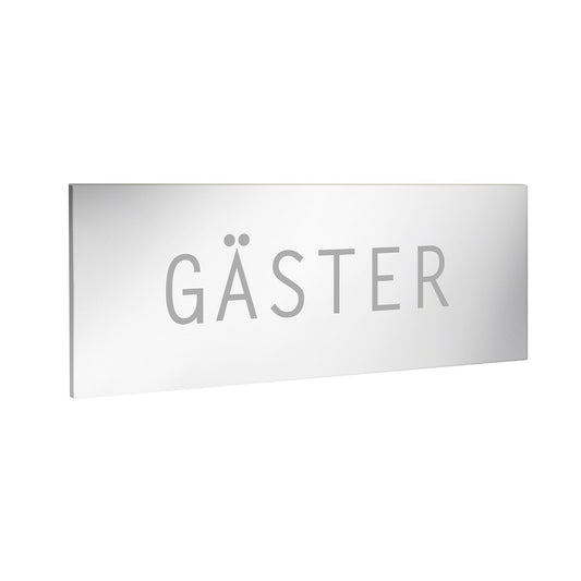 Self-adhesive sign, GÄSTER